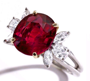 6.11cts Burmese Ruby by Tiffany & Co.