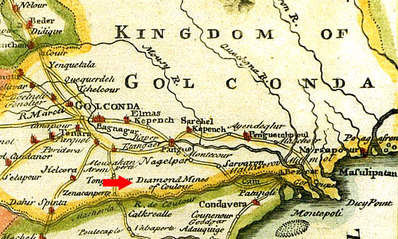 A Map of Golconda 1744