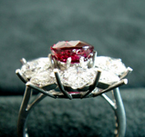 3ct size Ruby Diamond Ring Àкܤ» ²£¤«¤é