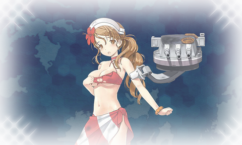 夏季限定グラフィック艦娘 Littorio 中破絵２