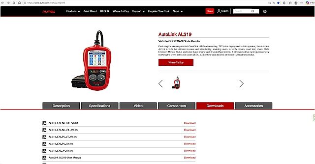 8.3.28 Autel AutoLink AL319の日本語化について : 風まかせ by ホソヤン