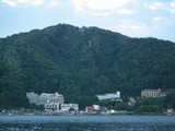 河口湖湖上祭 大池公園より