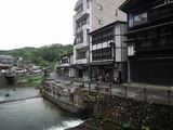 銀山温泉の足湯