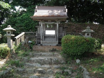 七尾城 本丸の社