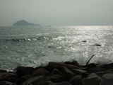 伊良湖水道と神島