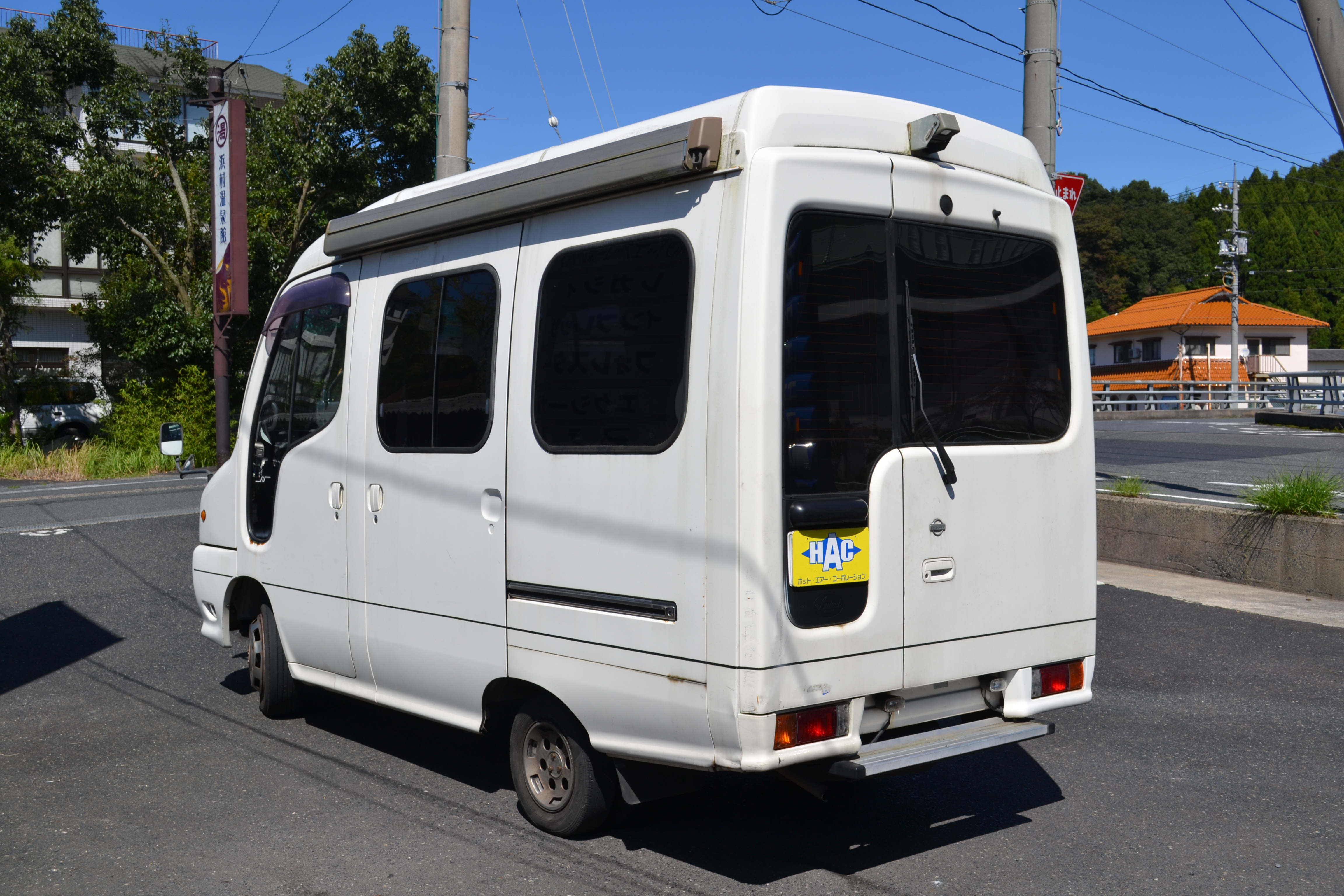 キャンピングカーの入庫 アトラスロコ 鳥取の車屋ブログ中古車販売買取が得意の日常業務編