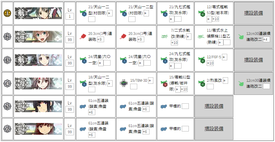 艦これ ウィークリー5 2任務攻略編成メモ Hotateptのblog 艦これ ウィークリー5 2任務攻略編成メモ Hotateptのblog