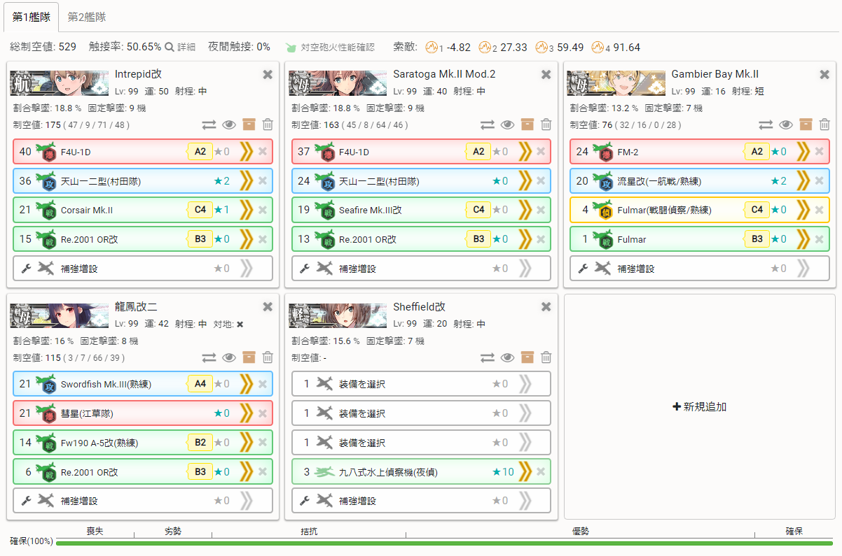 艦これ 21年夏e3甲 1 出撃記録 Hotateptのblog