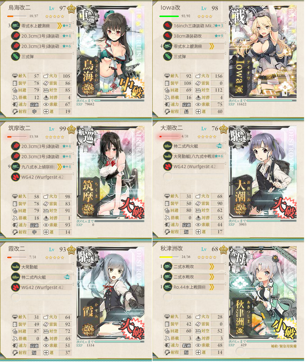 艦これ 6 4攻略 Hotateptのblog