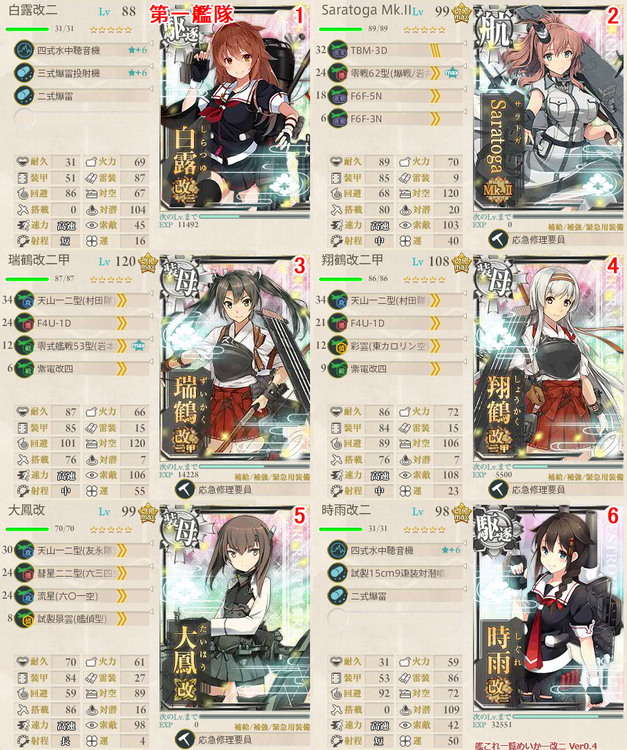 艦これ 白露改二任務5 5攻略記録 Hotateptのblog 艦これ 白露改二任務5 5攻略記録 Hotateptのblog