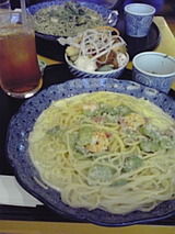 季節のクリームパスタ