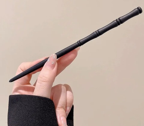 黒檀木のかんざし