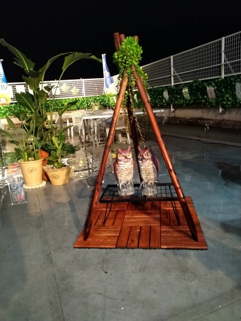屋上ビアオブジェ