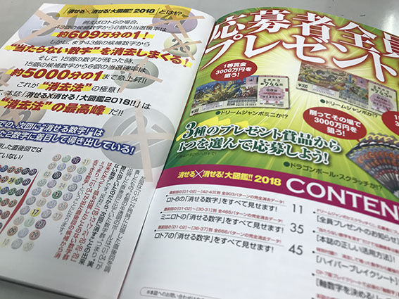 本日4月18日「ロト・ナンバーズ当選倶楽部」5月号増刊「消せるx消せる