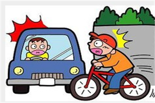 坂道を下る 自転車 イラスト