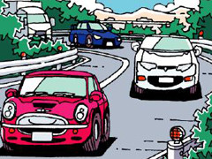 車間距離注意