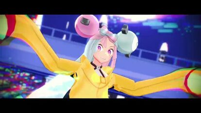 『ポケモンSV』ジムリーダー・ナンジャモがダンス！ 月をバックにコイルの髪飾りと萌え袖でしなやかに踊る姿が超絶かわいい