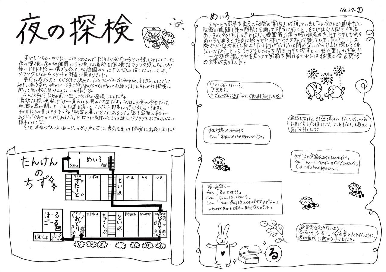 年長組お泊り会 学年だより 練馬区ほうや幼稚園のブログのページです