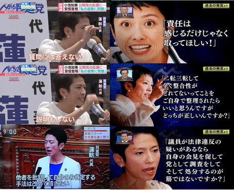 蓮舫さん 言える立場か はばたけ日本 楽天ブログ