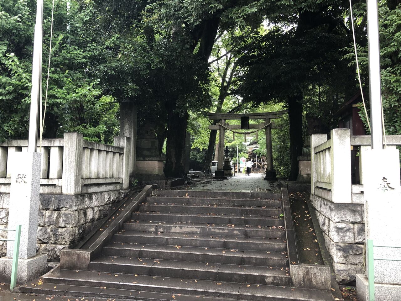 430．小金井神社（東京都小金井市） 神社と寺と交通安全ステッカー