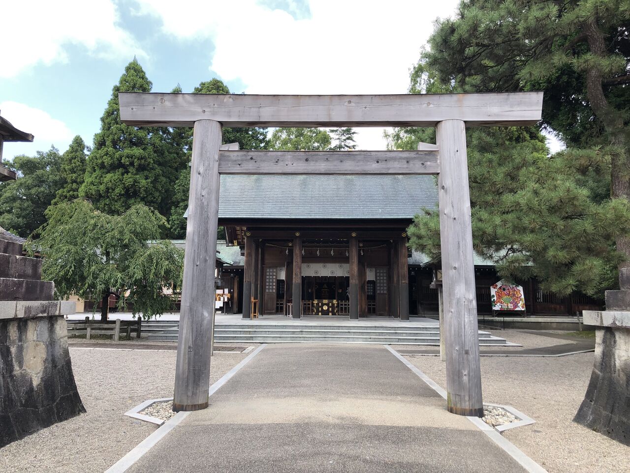 ３９０ 射水神社 富山県高岡市 神社と寺と交通安全ステッカー