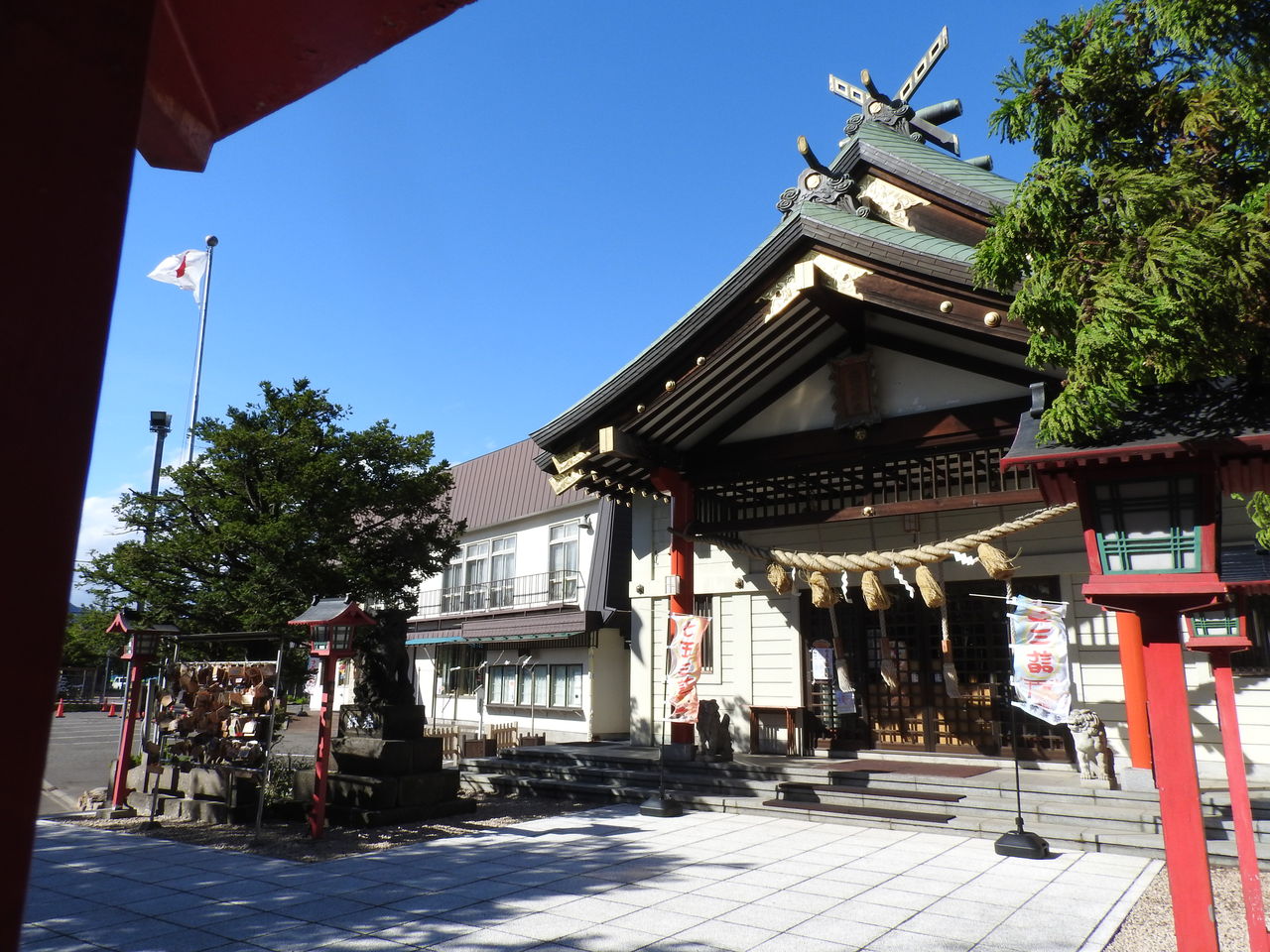 １４２ 発寒神社 北海道札幌市 神社と寺と交通安全ステッカー