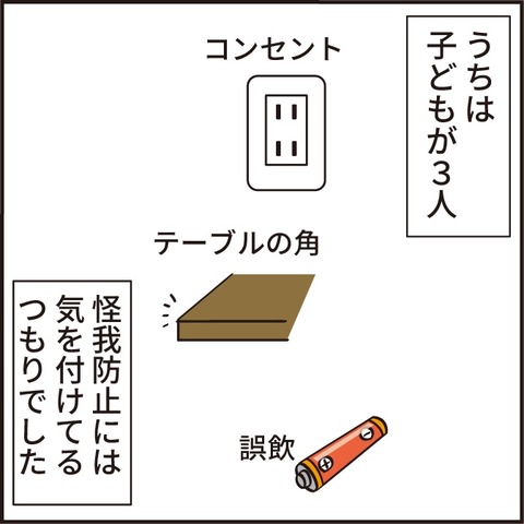 気を付けてたのに…子どもの怪我