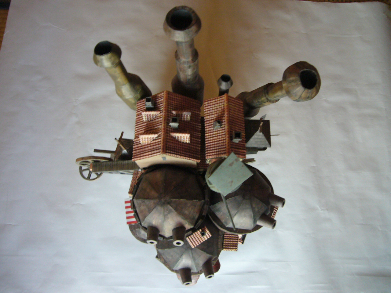 基本組み立て完成画像 ハウルの動く城 ハウルの動く城 を動かす