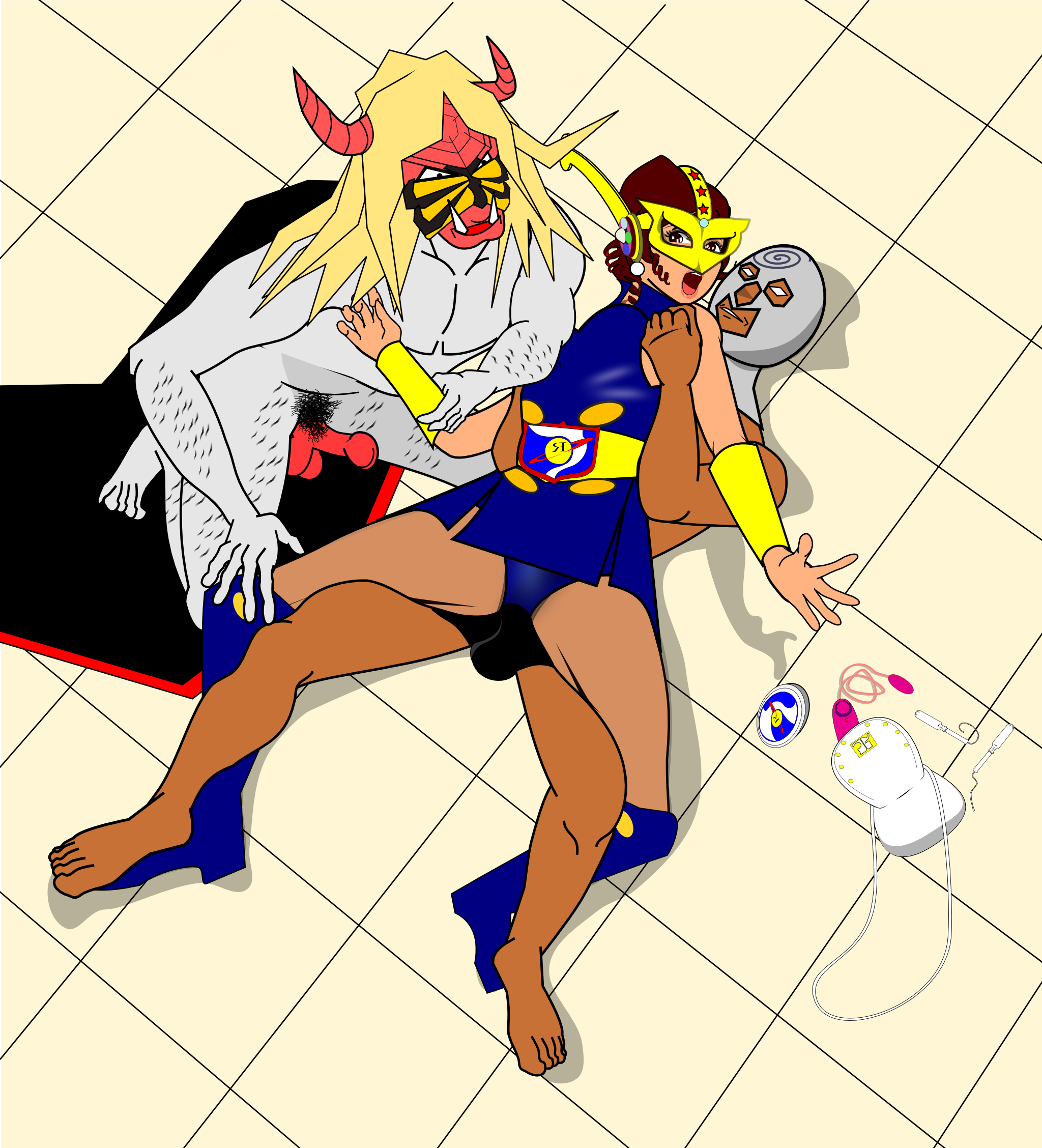 けっこう仮面　陵辱 