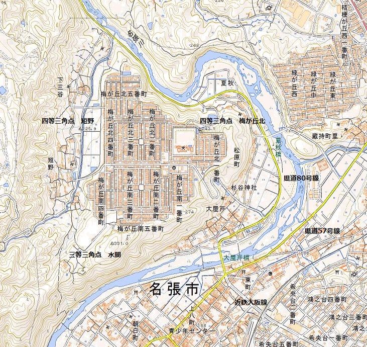 名張市梅が丘地区の塩野 梅が丘北 三角点探訪 181 Ryokutyaの山行備忘録 名張市梅が丘地区の塩野 梅が丘北 三角点探訪 181 Ryokutyaの山行備忘録