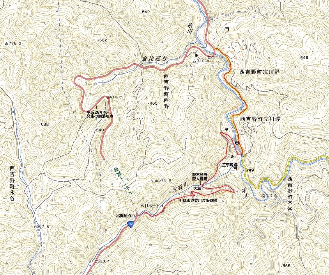 西吉野町、R168西野トンネル旧道（五條市道立川渡永谷線）、20220729