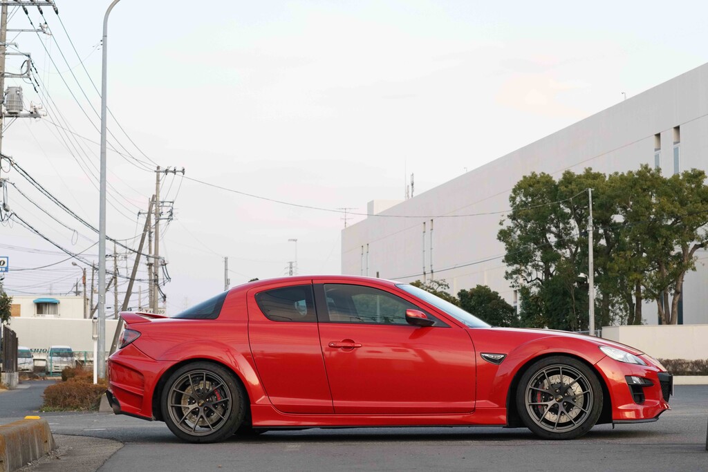 マツダ Rx 8にブレンボブレーキワンオフ制作取り付け Hrdidee マツダ Rx 8にブレンボブレーキワンオフ制作取り付け Hrdidee