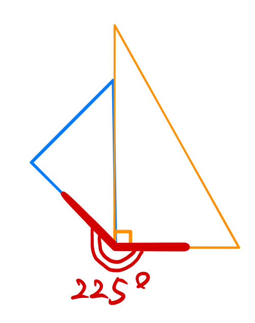 三角定規 165度をつくり 整数問題として遊ぶ ばたぱら