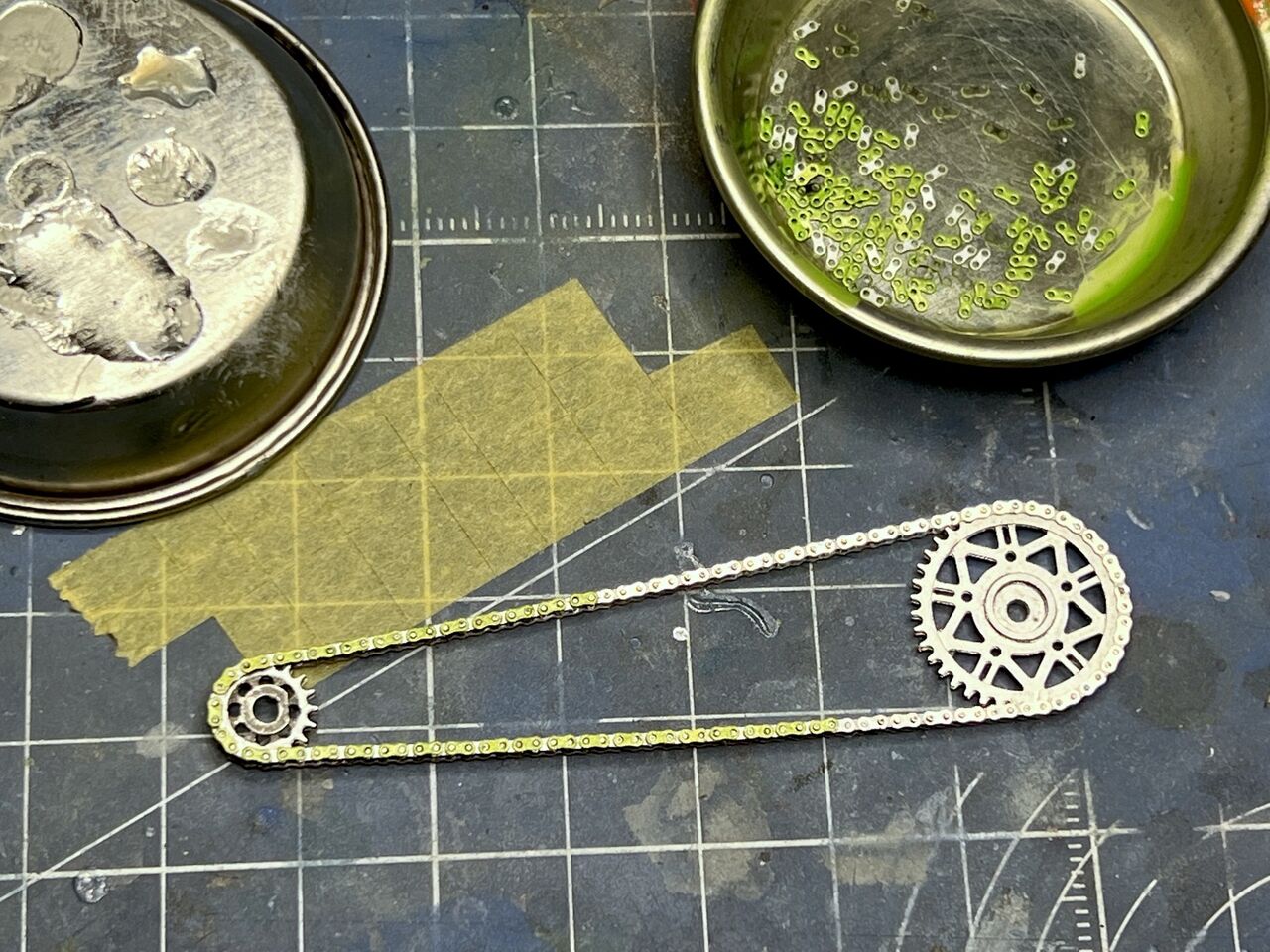 作る STUDIO27 KAWASAKI ZX-RR 02 (TransKit) 1/12 「その7 フレーム