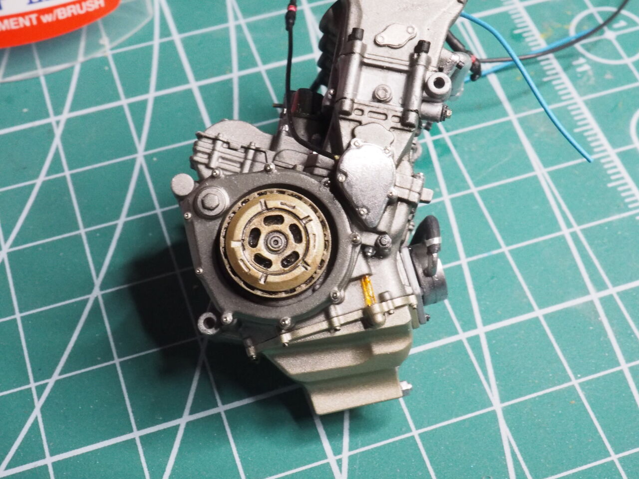 作る タミヤ KAWASAKI Ninja ZX-RR 1/12「その4 エンジン③と 作る タミヤ KAWASAKI Ninja ZX-RR 1/12「その4 エンジン③と