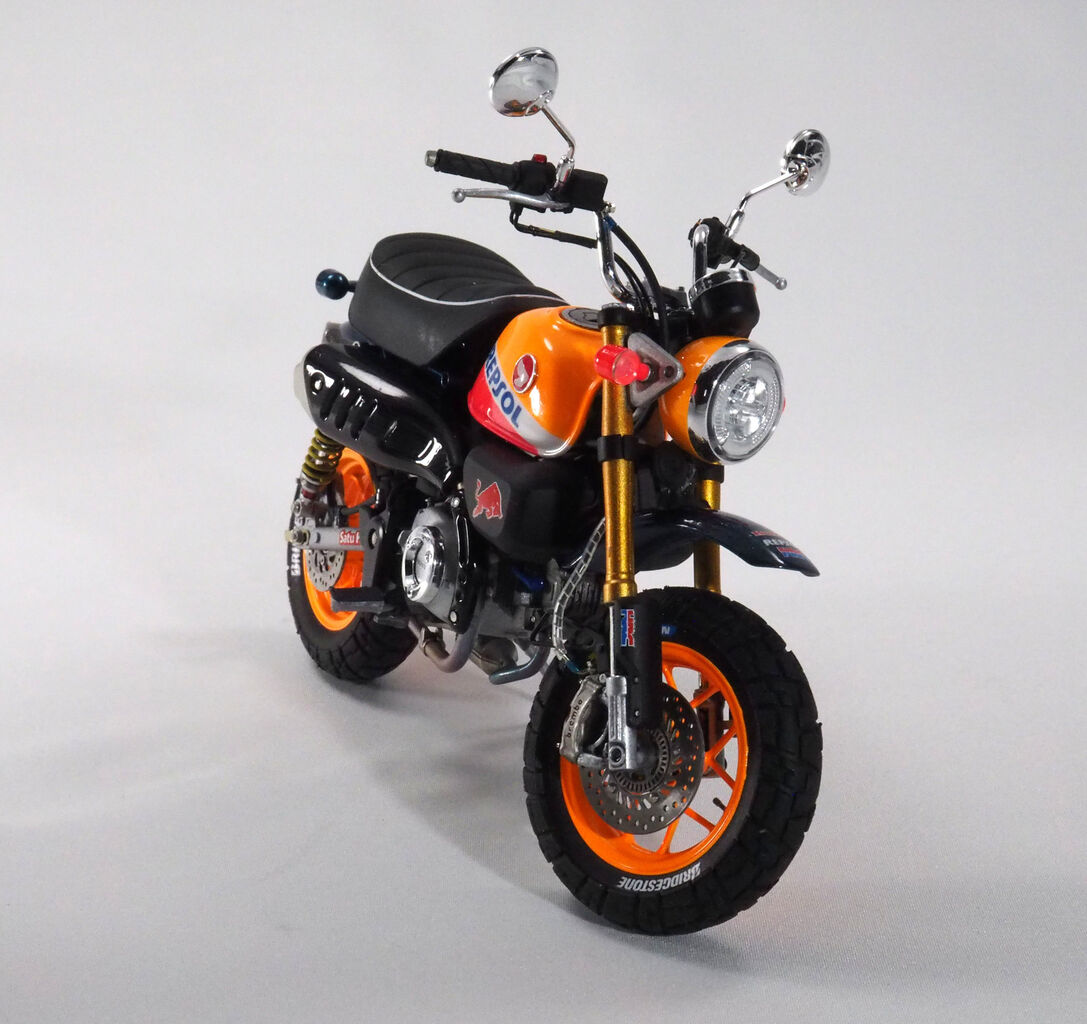 作る タミヤ ホンダ モンキー 125 1/12 「その9 完成写真 作る タミヤ ホンダ モンキー 125 1/12 「その9 完成写真