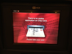 ICチップカード利用不可