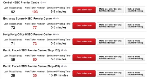 HSBC Digital Counter Viewer