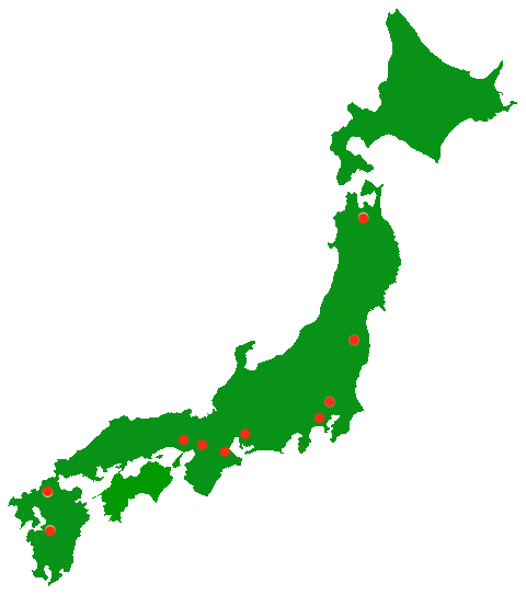 日本地図主催県入り