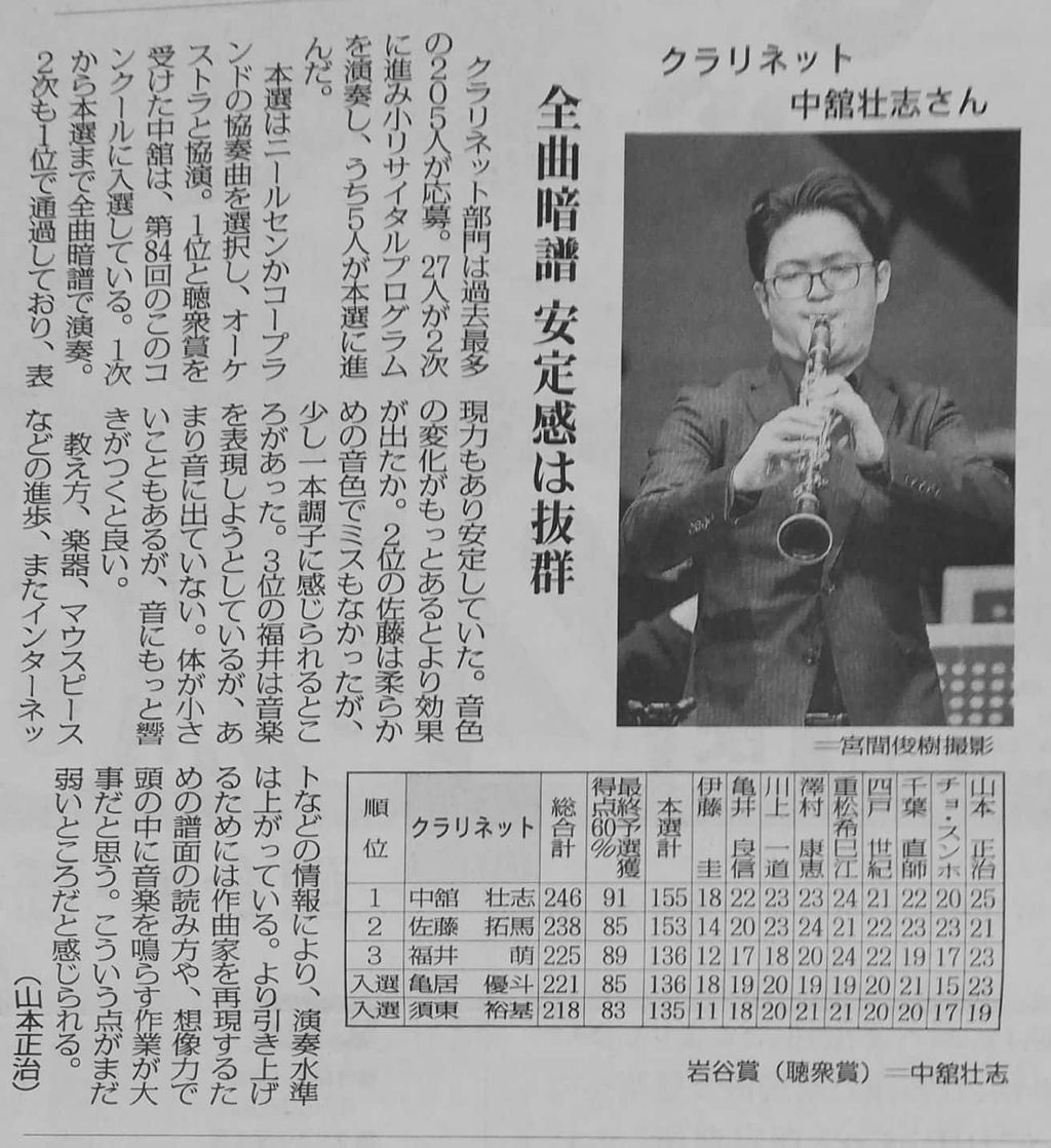 クラリネット記 クラリネット記