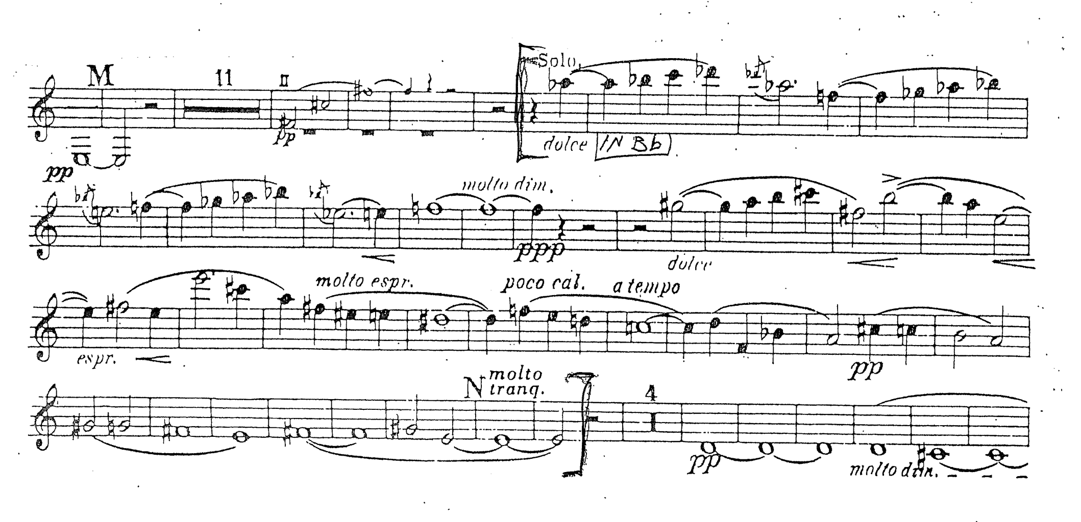 クラリネット記