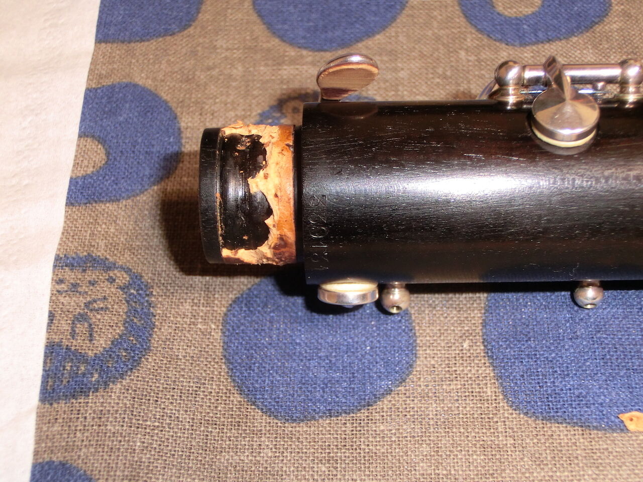 ジョイントコルクの交換 : クラリネット記
