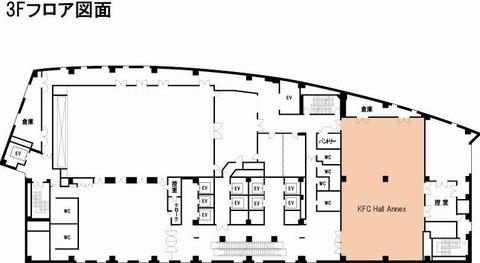 KFCホール平面図