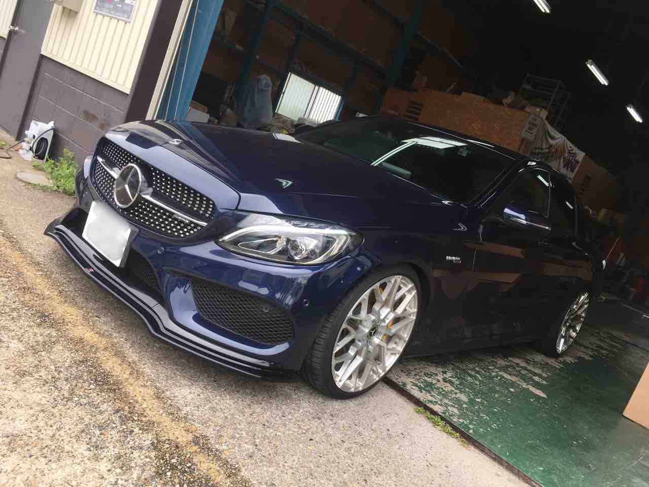 メルセデスベンツC180 KWバージョン1取付 : H-SPORT BLOG