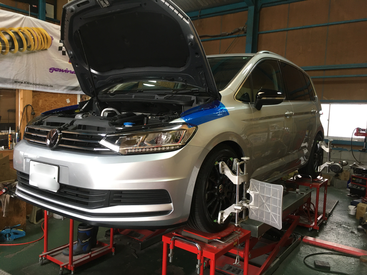 Vwトゥーラン アイバッハスプリング取付 H Sport Blog Vwトゥーラン アイバッハスプリング取付 H Sport Blog
