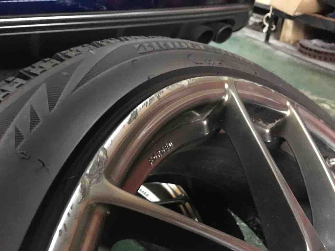 アウディs3 8v ホイール修理 板金 オイル漏れ修理 H Sport Blog