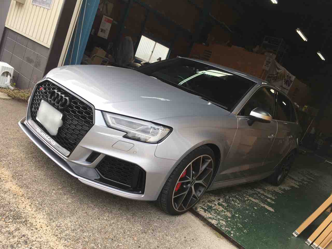 アウディRS3 AWEスイッチパスリモート取付 : H-SPORT BLOG アウディRS3 AWEスイッチパスリモート取付 : H-SPORT BLOG