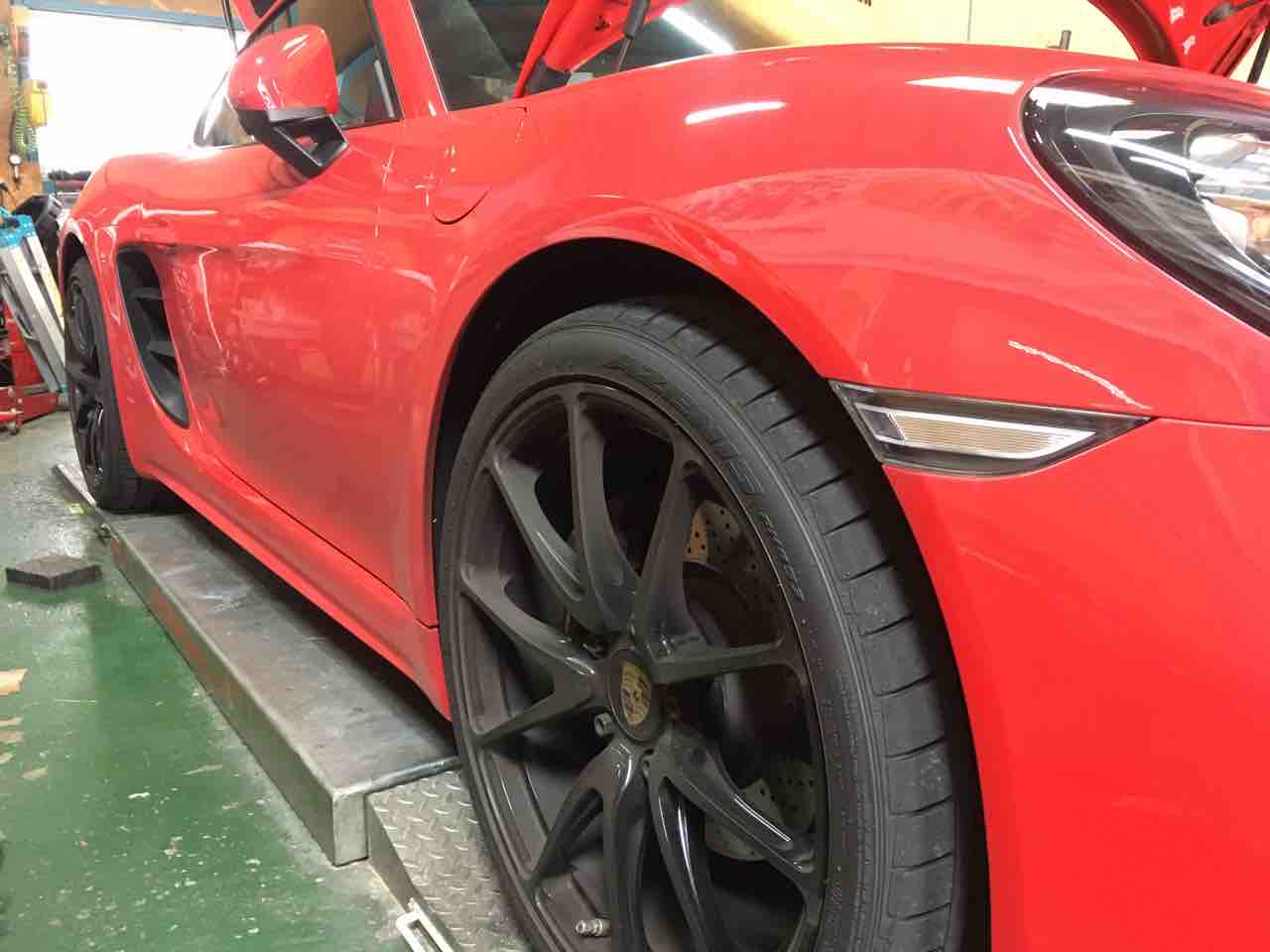 ポルシェ718ケイマン KWバージョン3取付 : H-SPORT BLOG