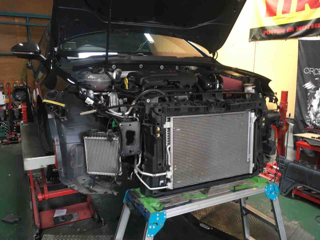 VWゴルフ7GTIパフォーマンス APRインタークーラー取付 : H-SPORT BLOG