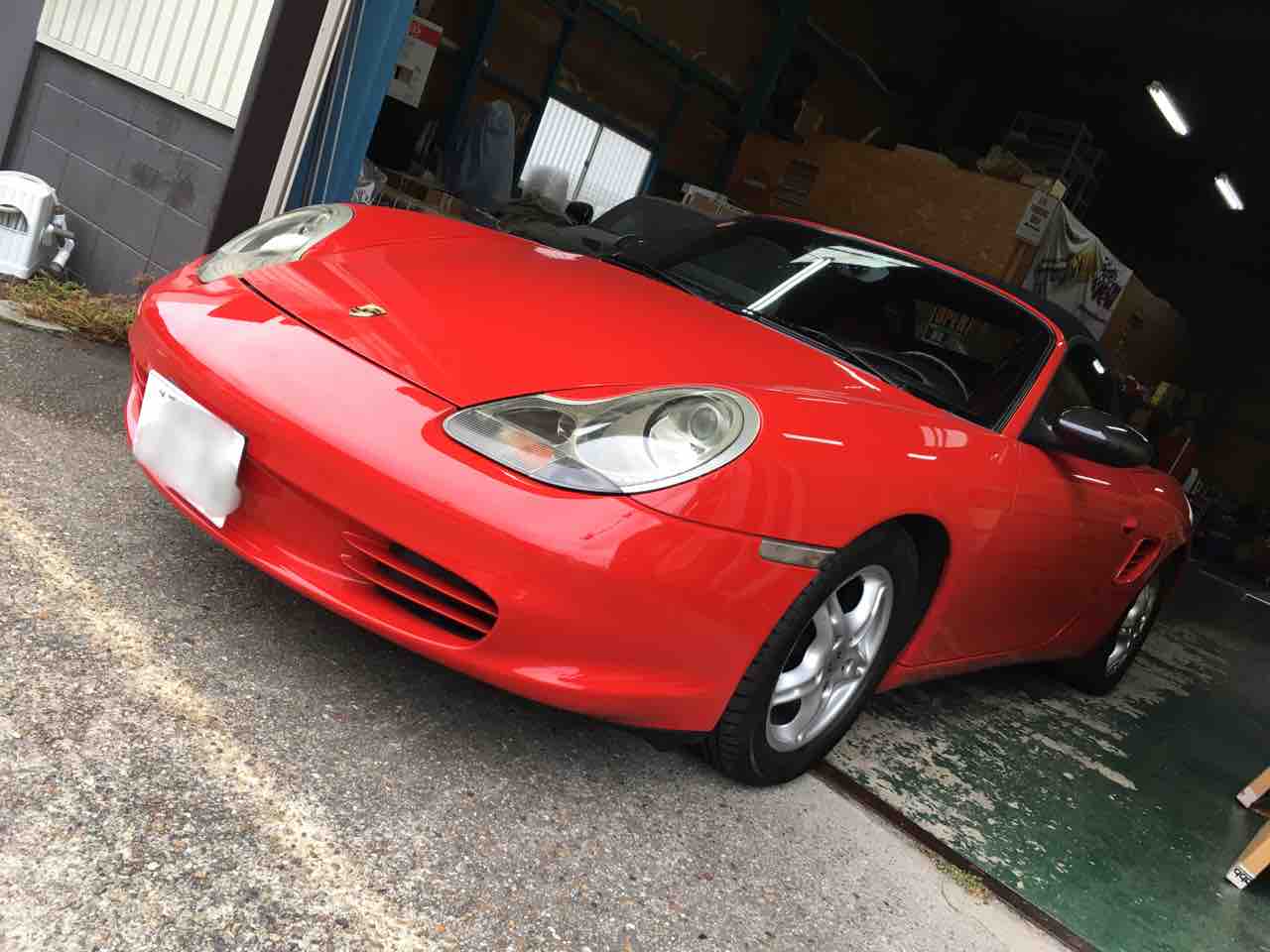 ポルシェボクスター ブレーキパッド&ローター交換 : H-SPORT BLOG